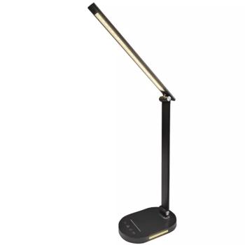 Asztali lámpa ALIS BLACK CCT 5 BARW 7W DIM USB LB1 kép