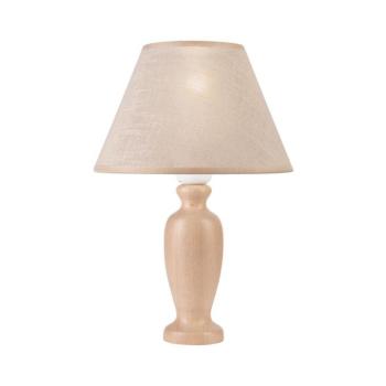 Asztali lámpa AMFORA 1xE27/60W/230V bézs/bükkfa LN-1.D/NAT kép