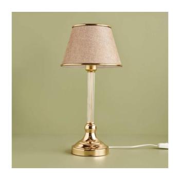 Asztali lámpa AYD 1xE27/40W/230V bézs/arany 780SGN2117 kép