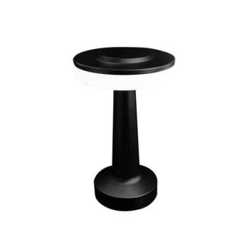 Asztali lámpa érintős, fém, újratölthető LED 2W 3CCT fekete ARTE ILLUMINA Twilight, 5V, IP20, 90lm, 120°, Eurolamp, 173223 kép