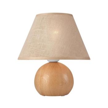 Asztali lámpa JUTA 1xE27 / 60W / 230V tölgy / bézs LN-1.D.2/DĄB BEŻ kép