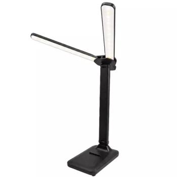 Asztali lámpa LEPUS BLACK CCT 9W DIM USB LB1 kép
