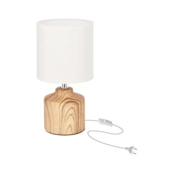 Asztali lámpa MINOS 1xE14/40W/230V barna/fehér 41-34540 kép