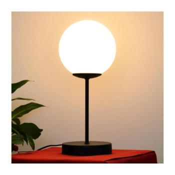 Asztali lámpa MOON 1xE27/15W/230V fekete B-2022+8020/1 BK+WT/H kép