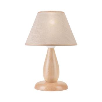 Asztali lámpa PERA 1xE27/60W/230V bézs/bükkfa LN-1.D.1/nat kép