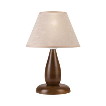 Asztali lámpa PERA 1xE27/60W/230V sötét barna/bükkfa LN-1.D.1/orz kép