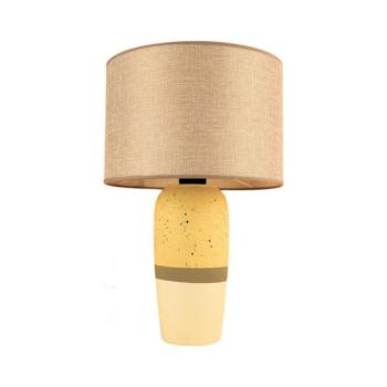 Asztali lámpa RAMZES 1xE27/40W/230V bézs/sárga 687HMY2386 kép