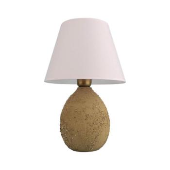 Asztali lámpa RAMZES 1xE27/40W/230V fehér/barna 687HMY2395 kép