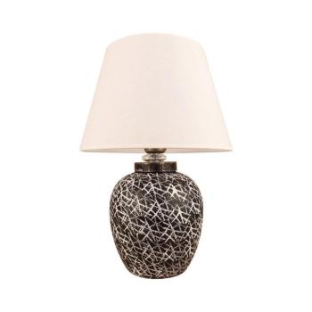 Asztali lámpa RAMZES 1xE27/40W/230V fehér/fekete 687HMY2381 kép