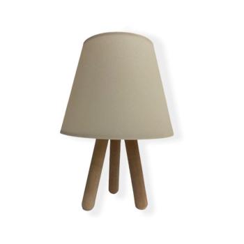 Asztali lámpa WOOD 1xE27/60W/230V bézs 390FLH1701 kép