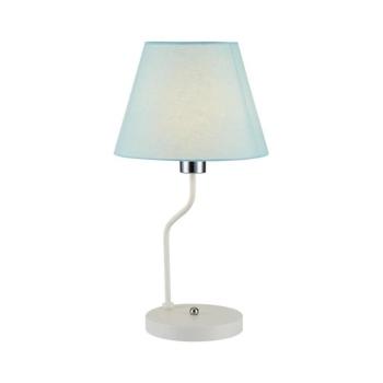 Asztali lámpa YORK 1xE14/60W/230V fehér/kék 50501099 kép
