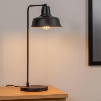 Asztali világítás Berceste 181BLACK-ML, fekete fém Magasság 55 cm kép