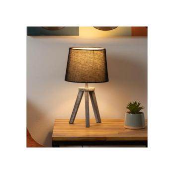 Atmosphera - Asztali lámpa MINI 1xE14/25W/230V fenyő/fekete 161510 kép