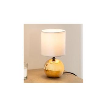 Atmosphera - Asztali lámpa TIMÉO 1xE14/60W/230V arany/fehér 116289U kép
