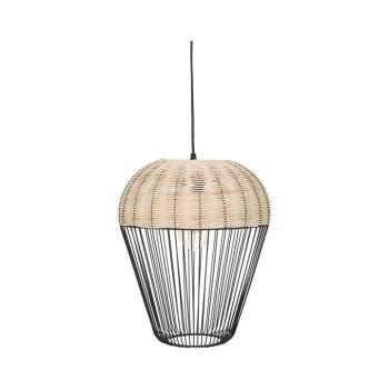 Atmosphera - Csillár zsinóron ANEA 1xE27/40W/230V rattan 190715 kép