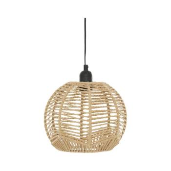 Atmosphera - Csillár zsinóron CAREN 1xE27/40W/230V juta 200038 kép