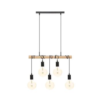 Atmosphera - Csillár zsinóron JAKE 5xE27/40W/230V fenyő 186390 kép