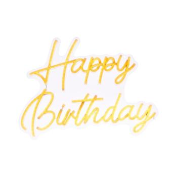 Atmosphera - LED neon falidekoráció HAPPY BIRTHDAY LED/5V 213733 kép