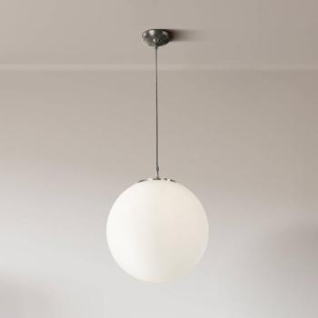 Atom függőlámpa, opál fehér, üveg, Ø 30 cm, E27 kép