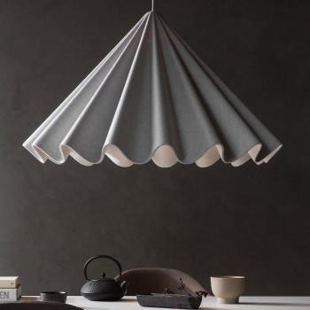Audo lógó világítás „Dancing”, fehér, Ø 95 cm, filc kép