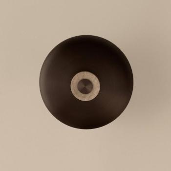 Audo Reverse LED fali világítás, homok/bronz, kő, Ø 24 cm kép
