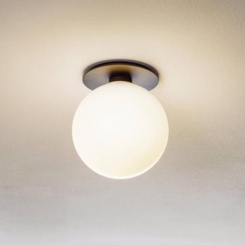 Audo TR Bulb LED mennyezeti lámpa, fekete/opál, 22 cm, dimmelhető kép