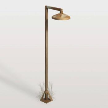Aura Disk LED ösvény világítás, 80 cm x 19,5 cm, antik sárgaréz kép