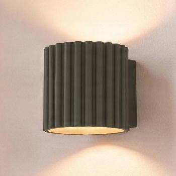 Aura fali világítás, olajzöld, Ø10 cm, G9, felfelé/lefelé irányuló fény, kép