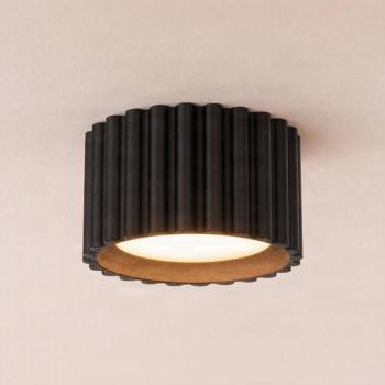 Aura mennyezeti világítás, fekete, 1 izzó, átmérő 10 cm, GX53 kép