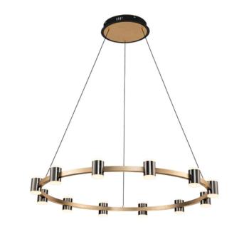 AXEL LED CSILLÁR 96W 3000K FEKETE/ARANY kép