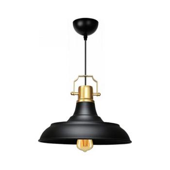AYD kábelen függesztett csillár 1xE27/40W/230V, fekete/arany 780SGN4605 kép