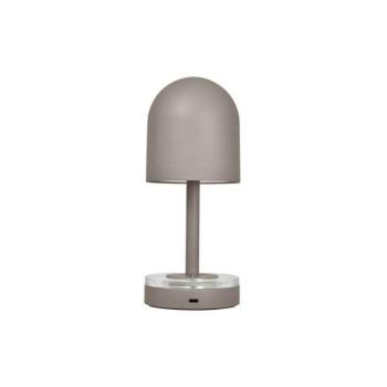 AYTM Luceo újratölthető világítás, taupe, fém, 24 cm, dimmelhető, IP44 kép