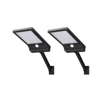 B.V. - 2 db-os LED napelemes lámpa szett érzékelővel. LED/3W/3,7V 3000/4000/5000K + távirányító B10201ZDP kép