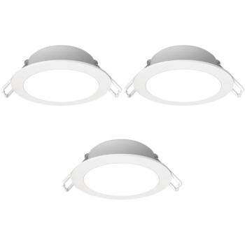 B.V. - 3 darabos szett LED fürdőszobai süllyesztett mennyezeti lámpa LED/4,8W/230V IP65 fehér B10405QA4 kép