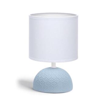 B.V. - Asztali lámpa 1xE14/40W/230V kék/fehér 130200PTW kép