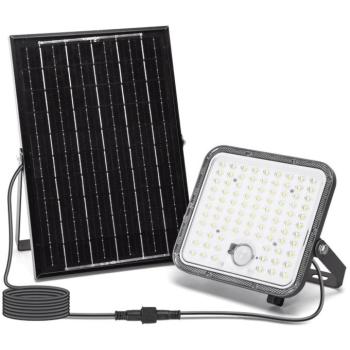 B.V. - dimmelhető LED napelemes reflektor érzékelővel LED/120W/3,4V IP66 + távirányító B1020133R kép