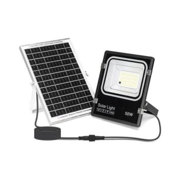 B.V. - Dimmelhető napelemes LED reflektor 50W/3,2V 3000K/4000K/6500K IP66 + távirányító B1020133A kép