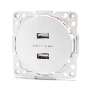 B.V. - keret nélküli, 2x USB-A töltőaljzat, fehér B20101QPS kép