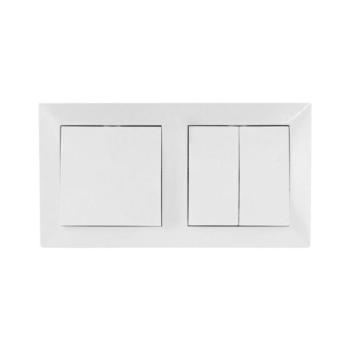 B.V. - KÉSZLET 2x Otthoni kapcsoló kerettel 240100LUZ kép