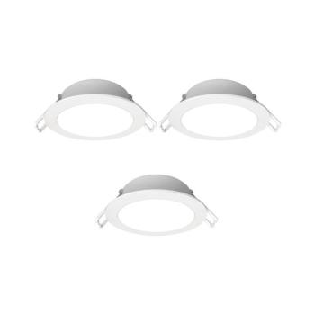 B.V. - KÉSZLET 3x LED Kültéri beépített lámpa LED/4,8W/230V 4000K IP65 fehér B10405QA3 kép