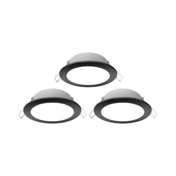 B.V. -KÉSZLET 3x LED Kültéri beépített lámpa LED/4,8W/230V 4000K IP65 fekete B10405QA6 kép