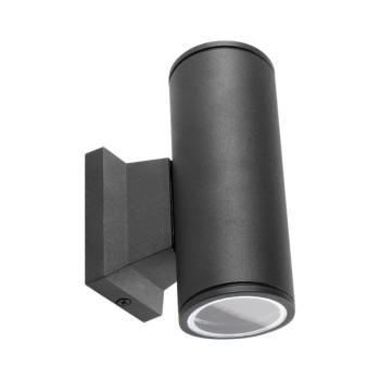 B.V. - Kültéri fali lámpa 2xGU10/35W/230V IP65 fekete kerek B10304VEM kép