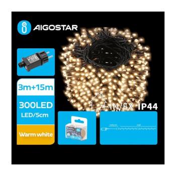 B.V. - LED kültéri karácsonyi fényfüzér 300 LED/8 funkcióval 18 m IP44 meleg fehér B103031PQ kép