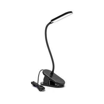 B.V. - LED Dimmelhető asztali lámpa klipsszel LED/2,5W/5V fekete B10311J03 kép