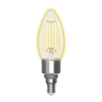B.V. LED Dimmelhető izzó FILAMENT C35 E14/4,5W/230V 2700-6500K Wi-Fi - S10201BS4 kép