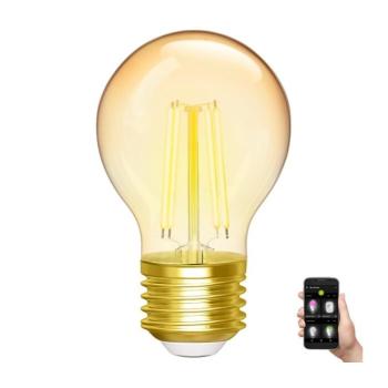 B.V. LED Dimmelhető izzó FILAMENT G45 E27/4,5W/230V 2700-6500K Wi-Fi - S10201BR9 kép