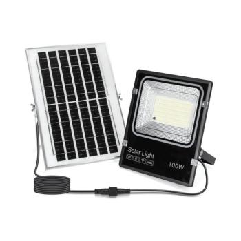 B.V. -LED dimmelhető napelemes fényvető LED/100W/3,2V 3000K/4000K/6500K IP66 + távirányító B1020133B kép