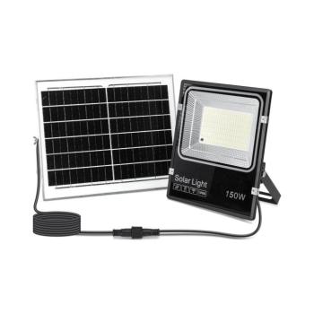 B.V. - LED dimmelhető napelemes reflektor LED/150W/3,2V 3000K/4000K/6500K IP66 + távirányító B1020133C kép