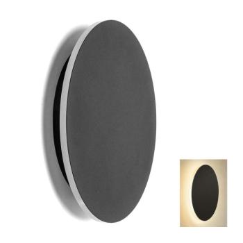 B.V. - LED Fali lámpa LED/12W/230V 3000K 25 cm fekete B10303H87 kép