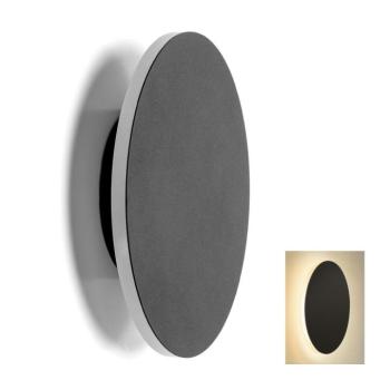 B.V. - LED Fali lámpa LED/6,5W/230V 3000K 18 cm fekete B10303H83 kép